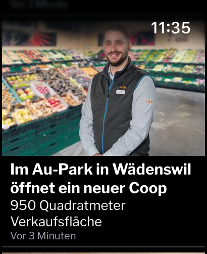 TagesAnzeiger News App on Apple Watch Alt text